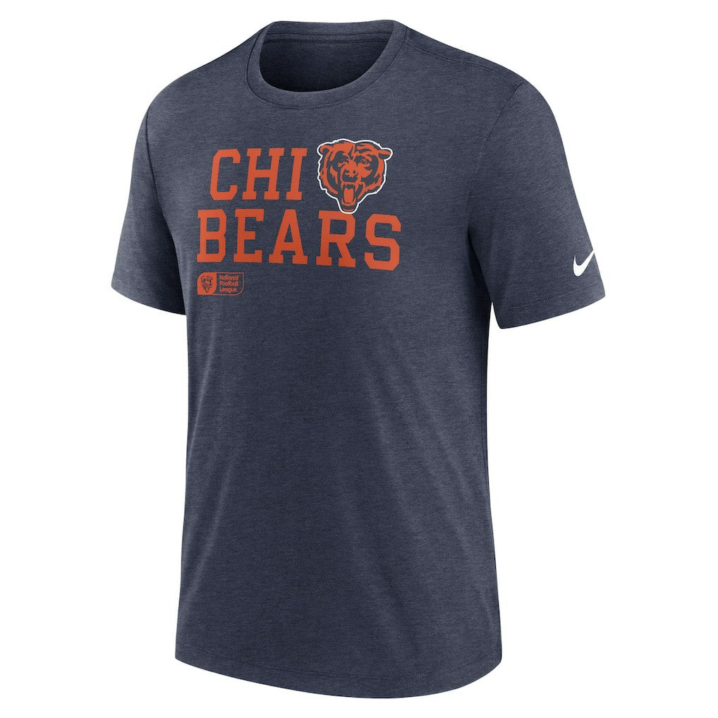 NFL Chicago Bears Overlap Lockup Tri-Blend T-Shirt
