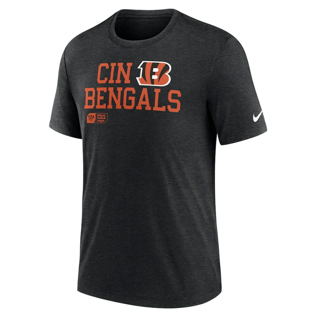 NFL Cincinnati Bengals Overlap Lockup Tri-Blend T-Shirt