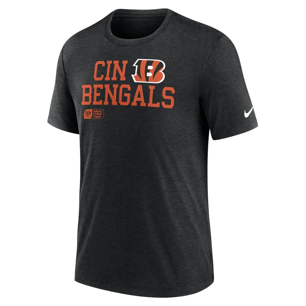 NFL Cincinnati Bengals Overlap Lockup Tri-Blend T-Shirt