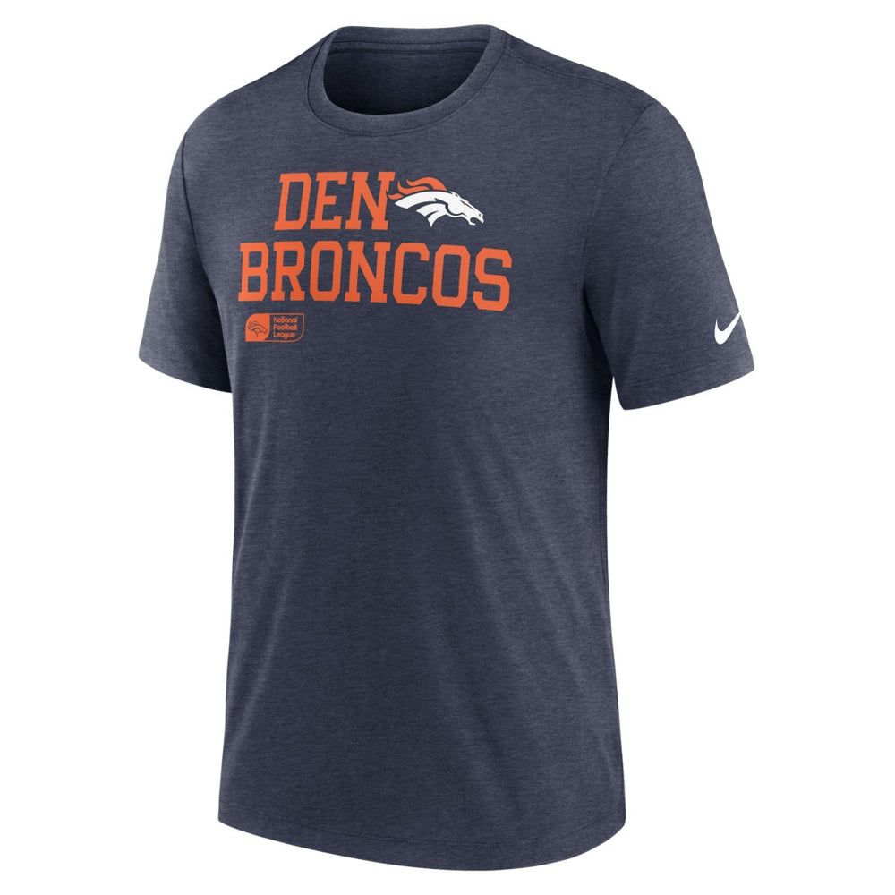 NFL Denver Broncos Overlap Lockup Tri-Blend T-Shirt
