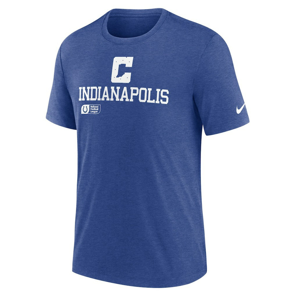 NFL Indianapolis Colts Overlap Lockup Tri-Blend T-Shirt