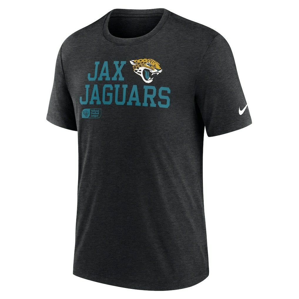 NFL Jacksonville Jaguars Overlap Lockup Tri-Blend T-Shirt