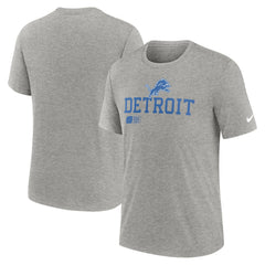 NFL Detroit Lions Overlap Lockup Tri-Blend T-Shirt