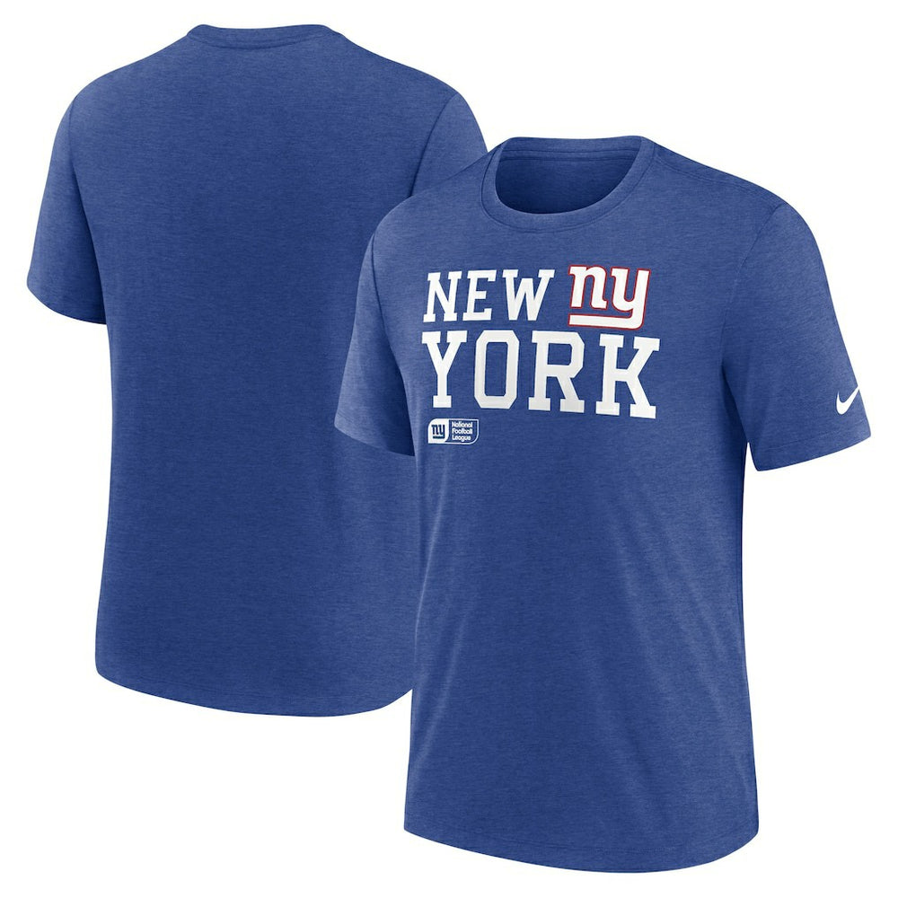 NFL New York Giants Overlap Lockup Tri-Blend T-Shirt