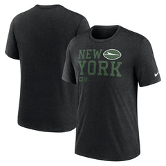 NFL New York Jets Overlap Lockup Tri-Blend T-Shirt