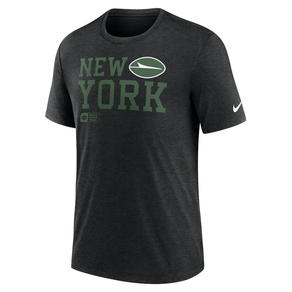 NFL New York Jets Overlap Lockup Tri-Blend T-Shirt
