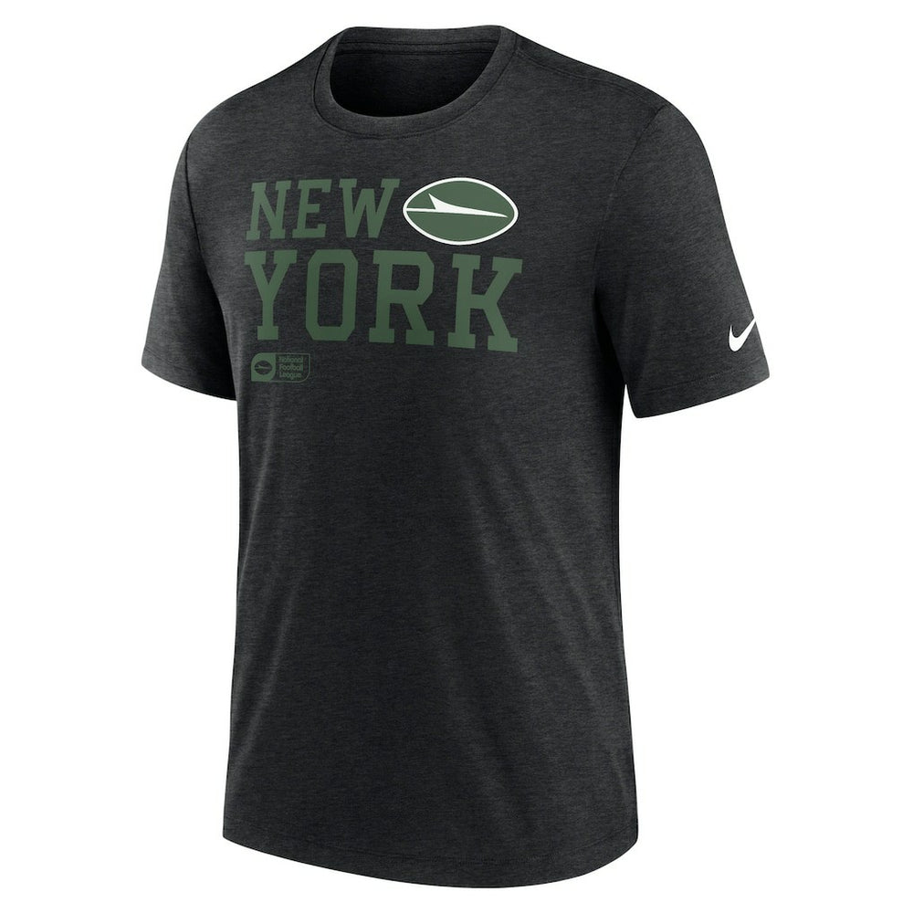 NFL New York Jets Overlap Lockup Tri-Blend T-Shirt
