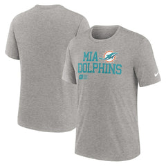 NFL Miami Dolphins Overlap Lockup Tri-Blend T-Shirt