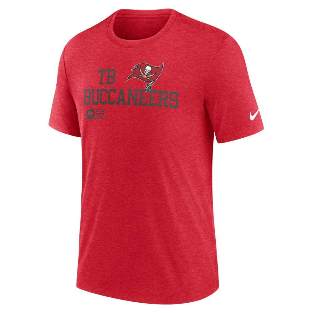 NFL Tampa Bay Buccaneers Overlap Lockup Tri-Blend T-Shirt