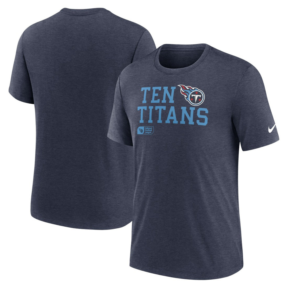 NFL Tennessee Titans Overlap Lockup Tri-Blend T-Shirt