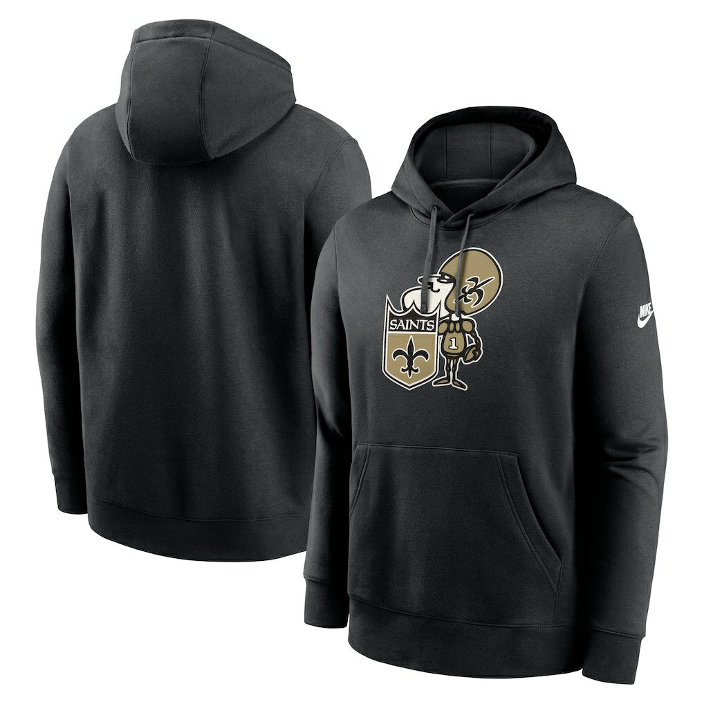 NFL New Orleans Saints Rewind Club Logo Pullover Hoodie