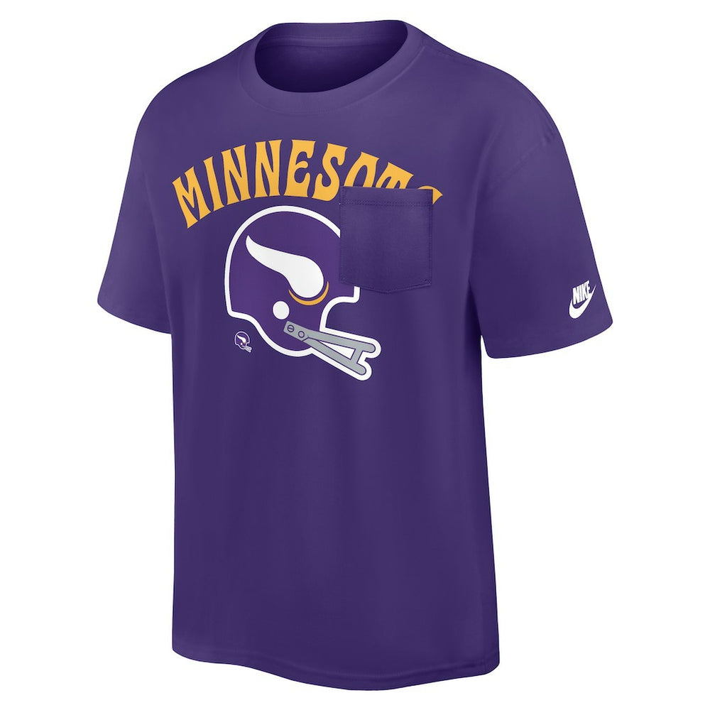NFL Minnesota Vikings Rewind Heavy Max90 Pocket T-Shirt