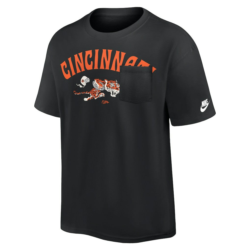 NFL Cincinnati Bengals Rewind Heavy Max90 Pocket T-Shirt