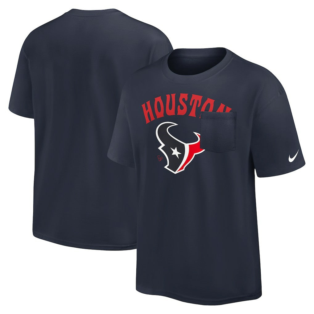 NFL Houston Texans Rewind Heavy Max90 Pocket T-Shirt