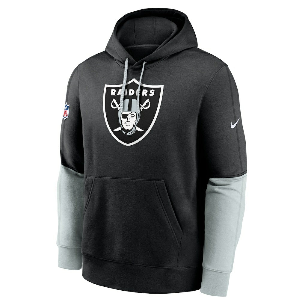 NFL Las Vegas Raiders 2024 Sideline Club Pullover Hoodie