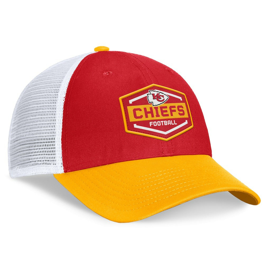 NFL Kansas City Chiefs Bench Trucker Adjustable Hat