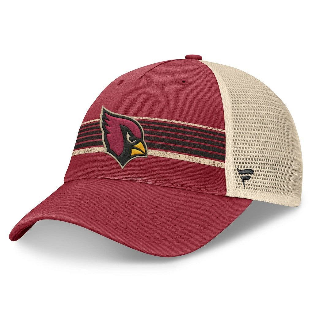NFL Arizona Cardinals Center Stripe Trucker Adjustable Hat
