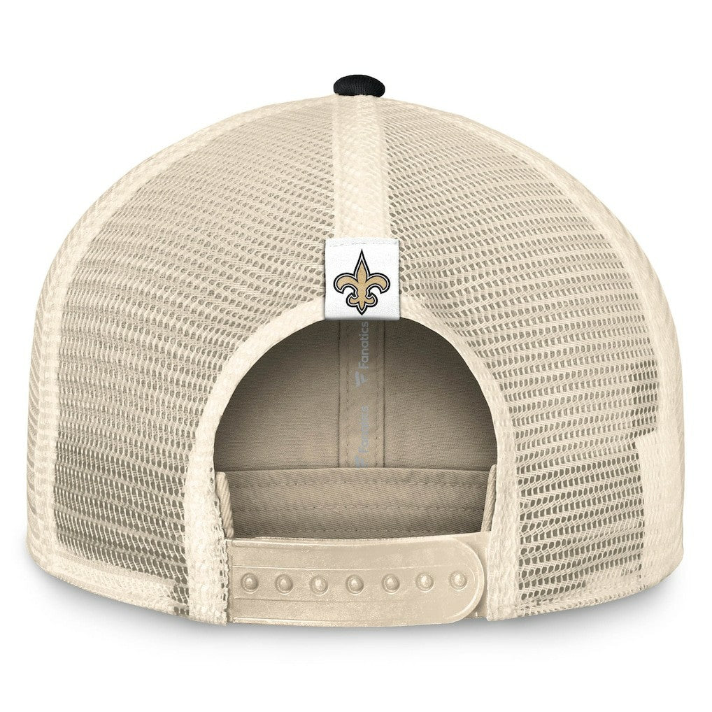 NFL New Orleans Saints Diamond Stripe Trucker Adjustable Hat
