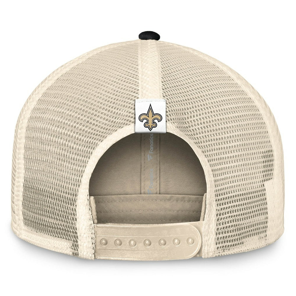 NFL New Orleans Saints Diamond Stripe Trucker Adjustable Hat