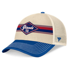 NFL New York Giants Diamond Stripe Trucker Adjustable Hat