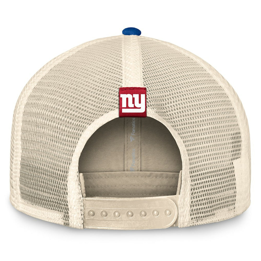 NFL New York Giants Diamond Stripe Trucker Adjustable Hat
