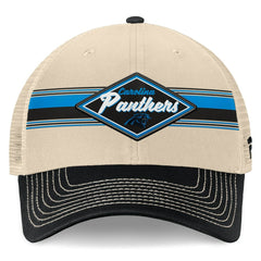 NFL Carolina Panthers Diamond Stripe Trucker Adjustable Hat