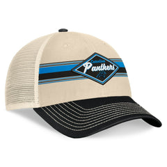 NFL Carolina Panthers Diamond Stripe Trucker Adjustable Hat