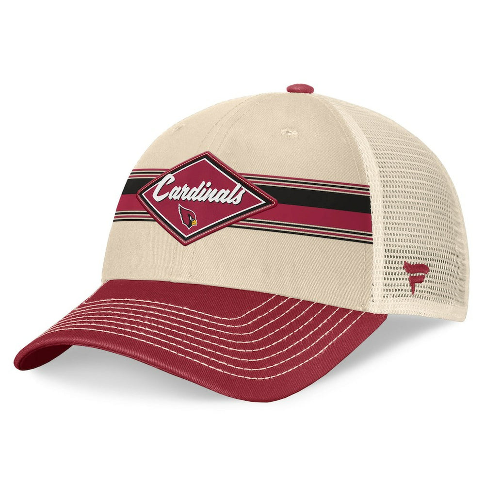 NFL Arizona Cardinals Diamond Stripe Trucker Adjustable Hat