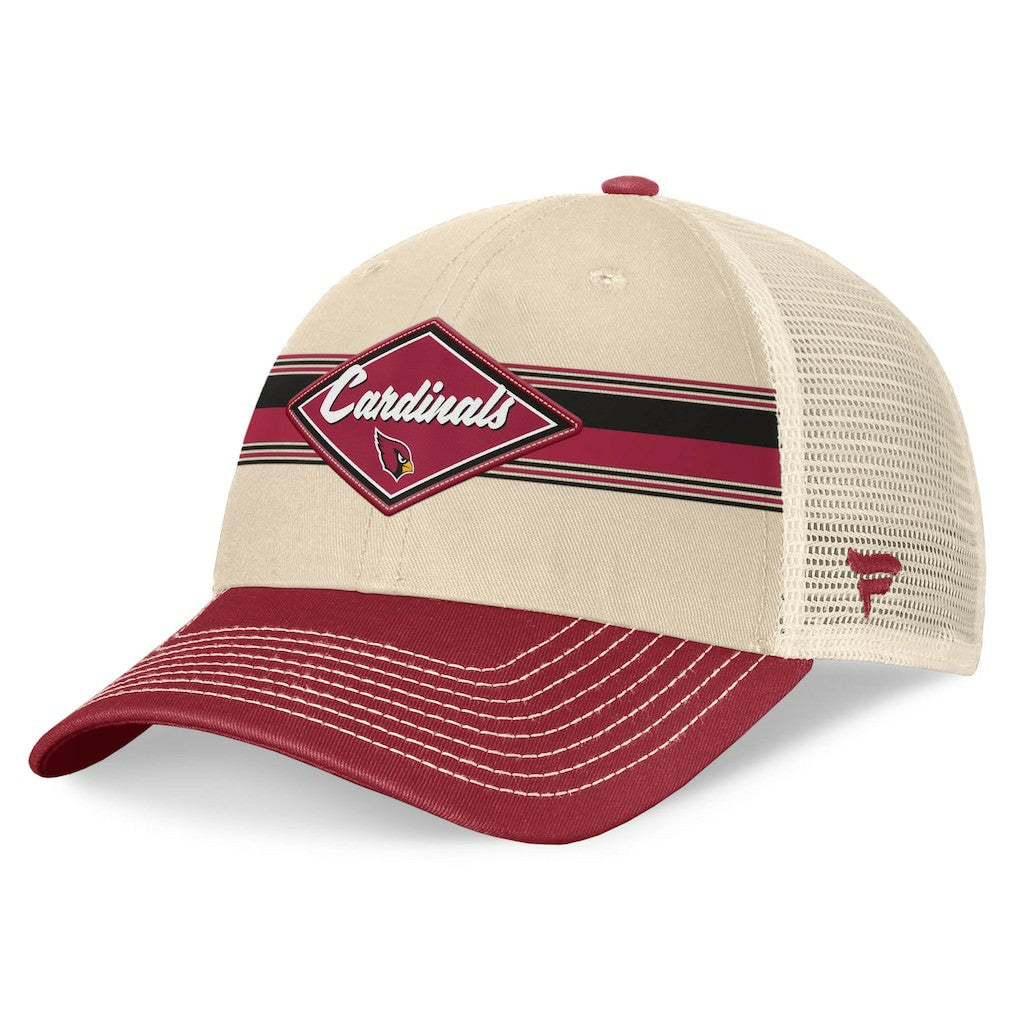 NFL Arizona Cardinals Diamond Stripe Trucker Adjustable Hat