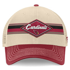 NFL Arizona Cardinals Diamond Stripe Trucker Adjustable Hat
