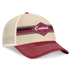 NFL Arizona Cardinals Diamond Stripe Trucker Adjustable Hat