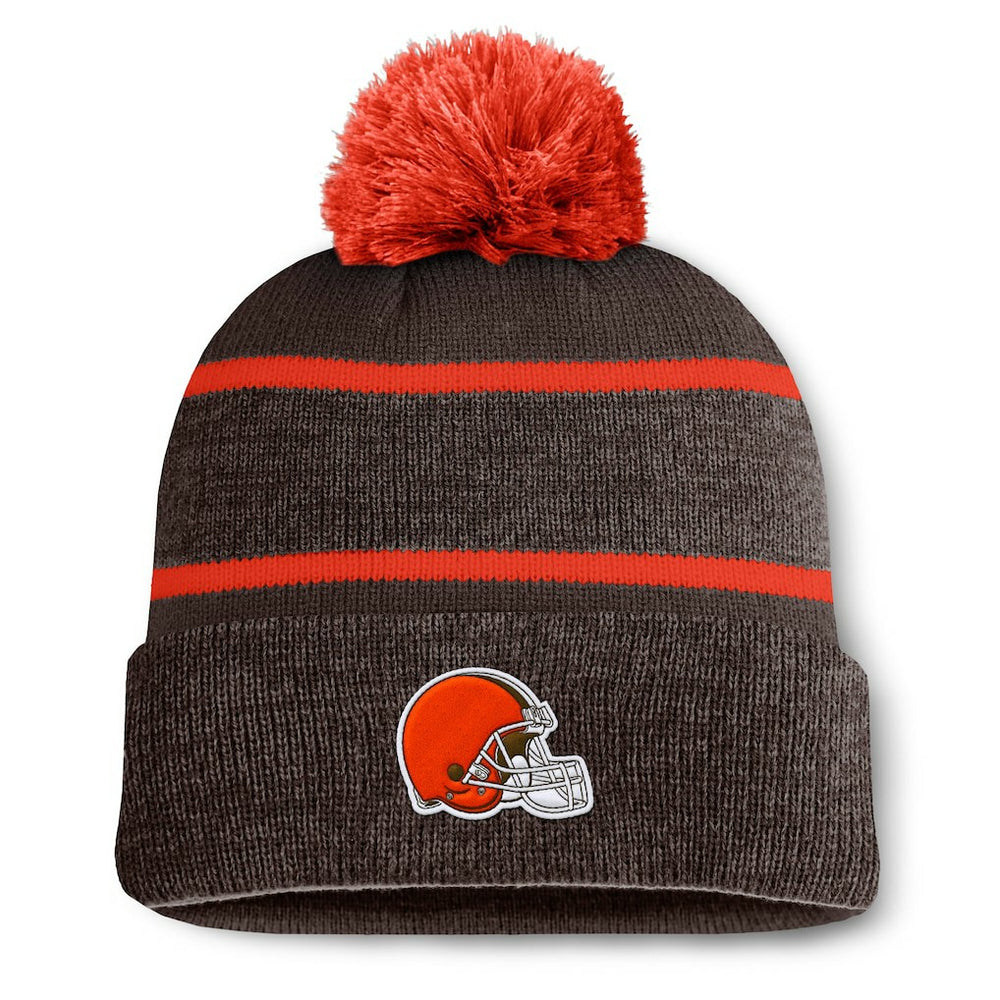 NFL Cleveland Browns Holding Cuffed Knit Hat with Pom