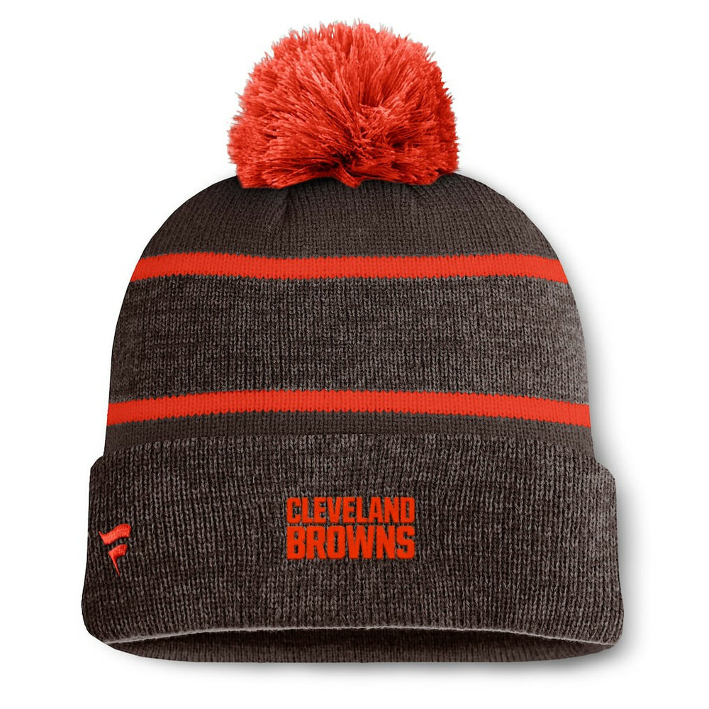 NFL Cleveland Browns Holding Cuffed Knit Hat with Pom