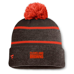 NFL Cleveland Browns Holding Cuffed Knit Hat with Pom