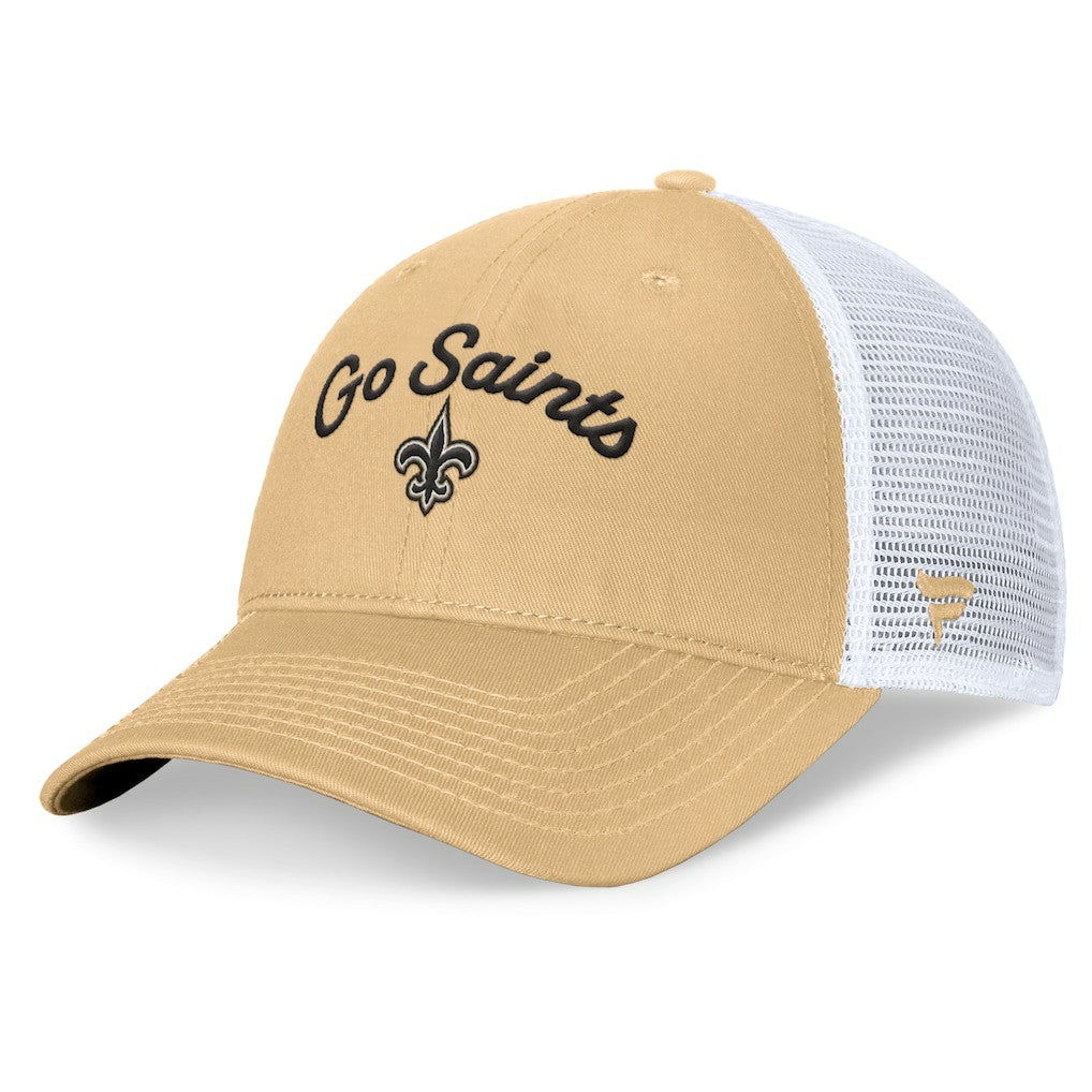 NFL New Orleans Saints Women's Slogan Trucker Adjustable Hat