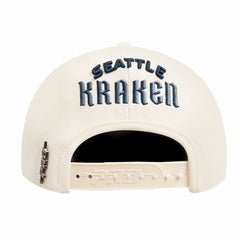Seattle Kraken Pro Standard Retro Classic Logo Snapback Hat