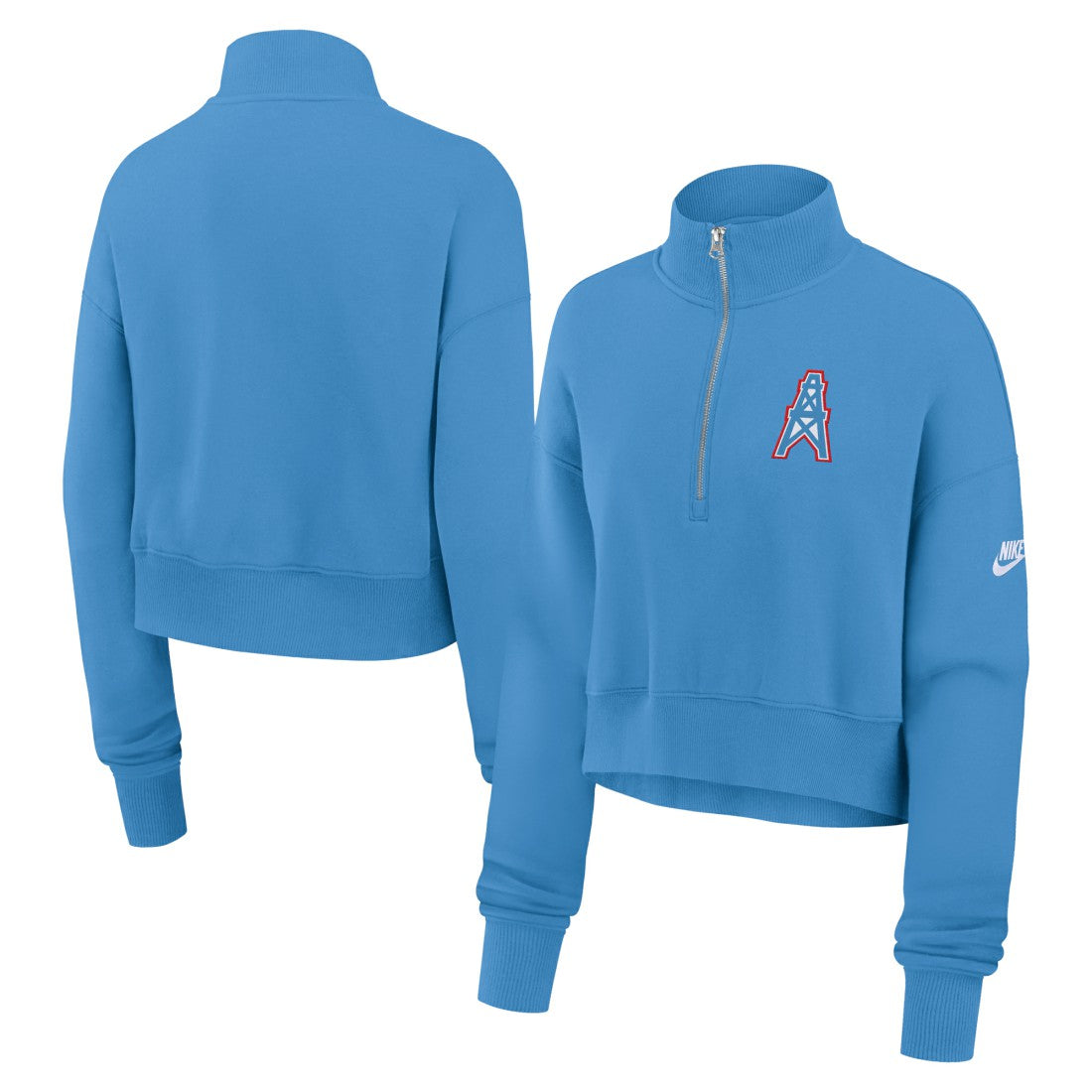NFL Tennessee Titans Women's Rewind Phoenix Half-Zip Sweatshirt