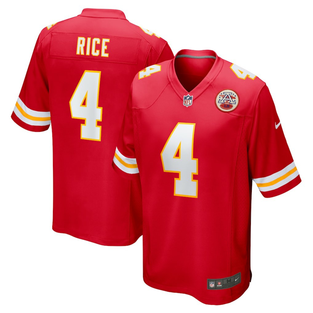 NFL Kansas City Chiefs Rashee Rice  Game Jersey