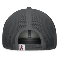 Los Angeles Angels A-Frame Trucker Adjustable Hat - Gray/Graphite