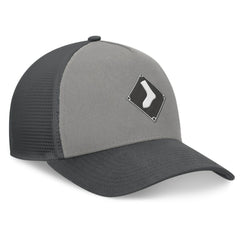 Chicago White Sox A-Frame Trucker Adjustable Hat - Gray/Graphite