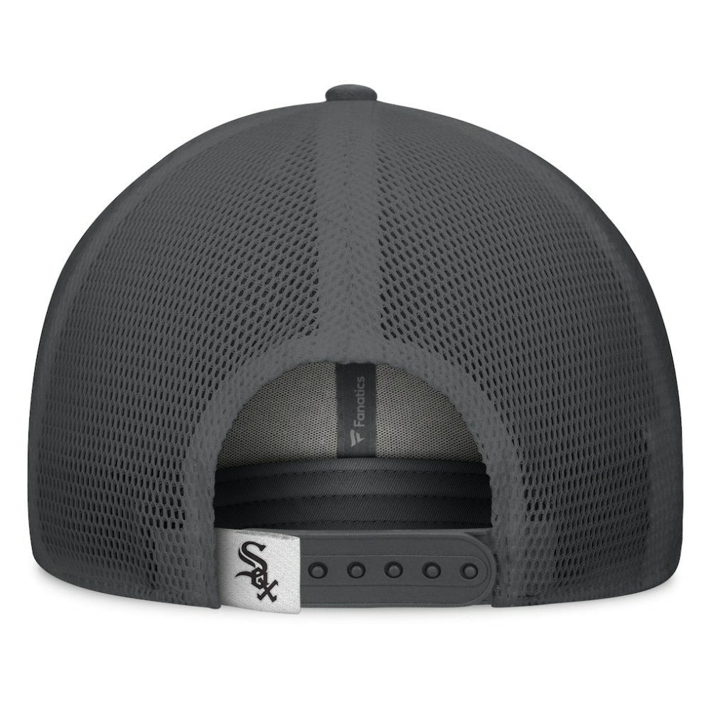 Chicago White Sox A-Frame Trucker Adjustable Hat - Gray/Graphite