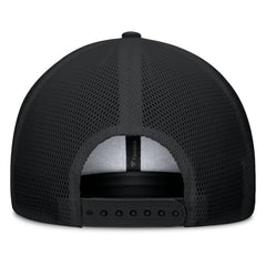 New York Yankees Team Patch A-Frame Trucker Snapback Hat - Black