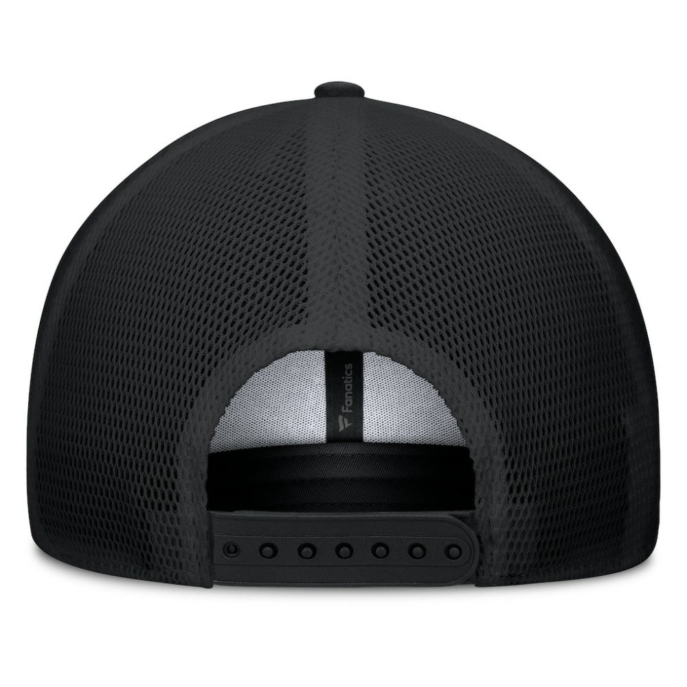 Tampa Bay Rays Team Patch A-Frame Trucker Snapback Hat - Black