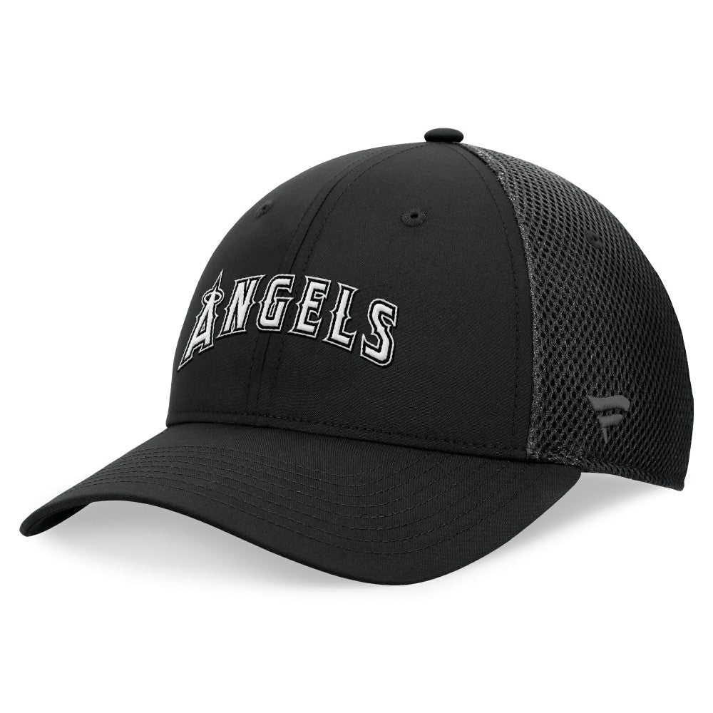 Los Angeles Angels Spacer Mesh Flex Hat - Black