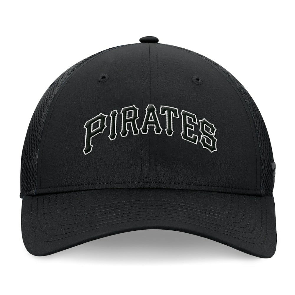 Pittsburgh Pirates Spacer Mesh Flex Hat - Black