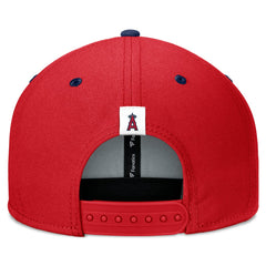 Los Angeles Angels Fundamental Bold Snapback Hat - Red/Navy
