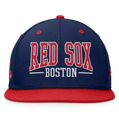 Boston Red Sox Fundamental Bold Snapback Hat - Navy/Red