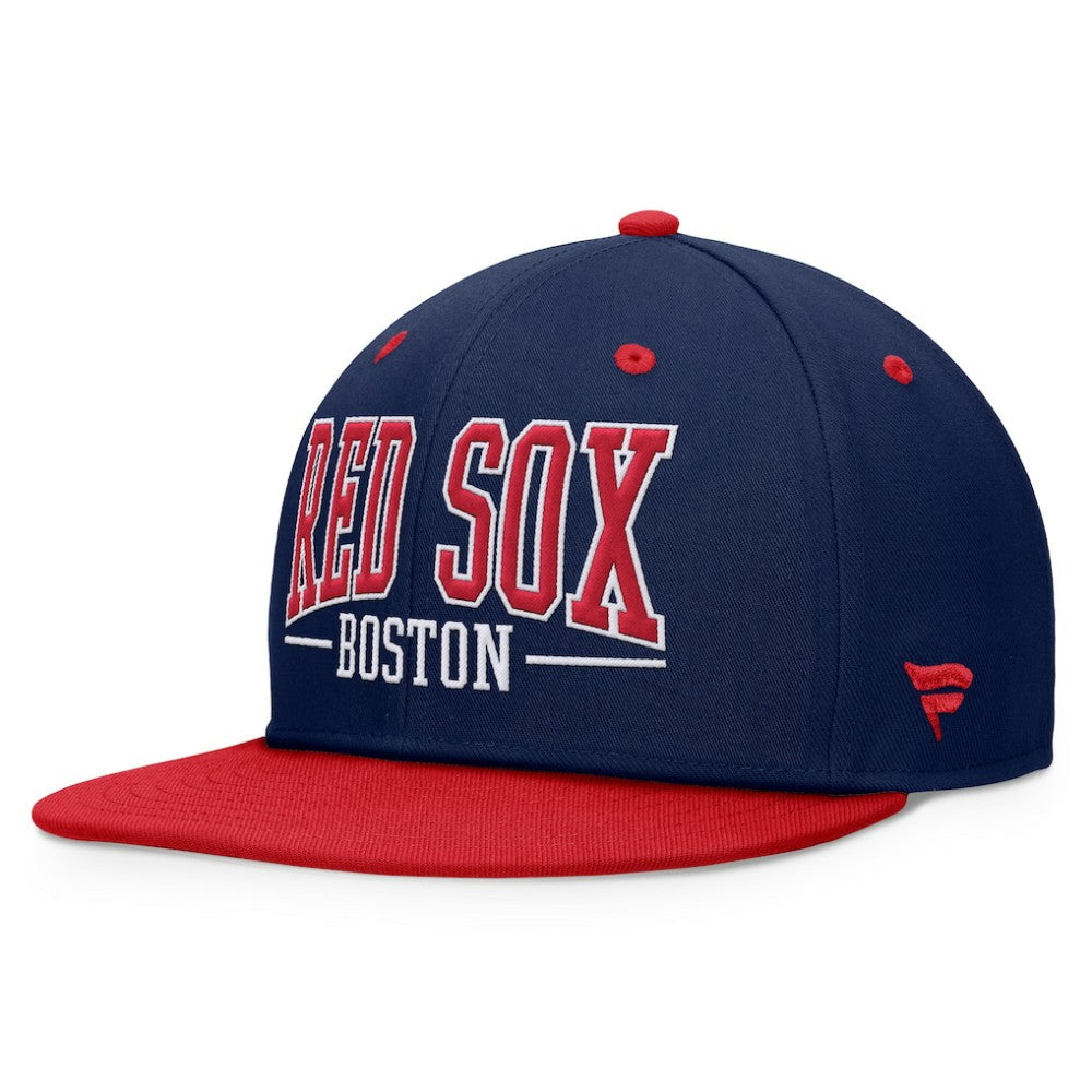 Boston Red Sox Fundamental Bold Snapback Hat - Navy/Red
