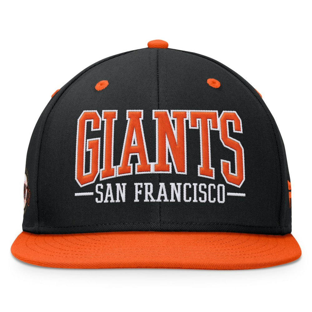 San Francisco Giants Fundamental Bold Snapback Hat - Black/Orange
