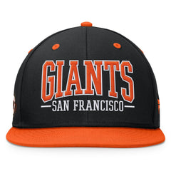 San Francisco Giants Fundamental Bold Snapback Hat - Black/Orange